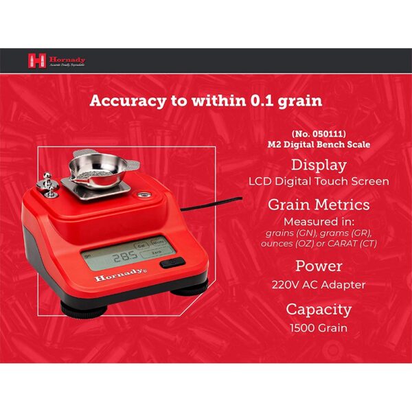 Hornady Digital Bench Scale 1500gr - Image 5
