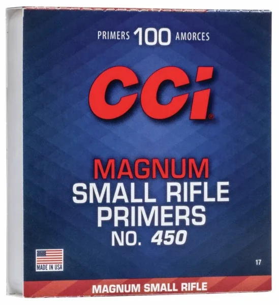 CCI Small Rifle Magnum Primers 450