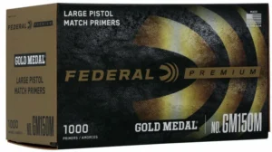 Federal Gold Medal Large Pistol Match Primer .GM150M