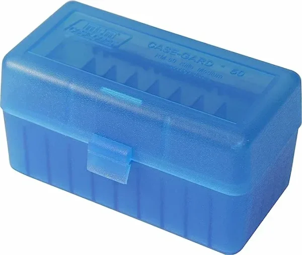 MTM Flip Top 50 Round Rifle Ammo Box .22-250 - .308