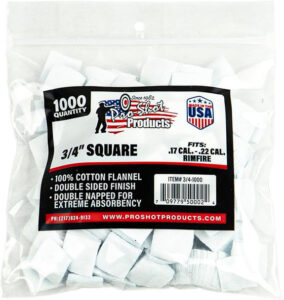Pro-Shot - 3/4" Patches (1000) - .17-.22 Cal. Rimfire