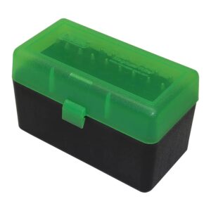 MTM Flip Top 50 Round Rifle Ammo Box 243, 7mm08, 308cal