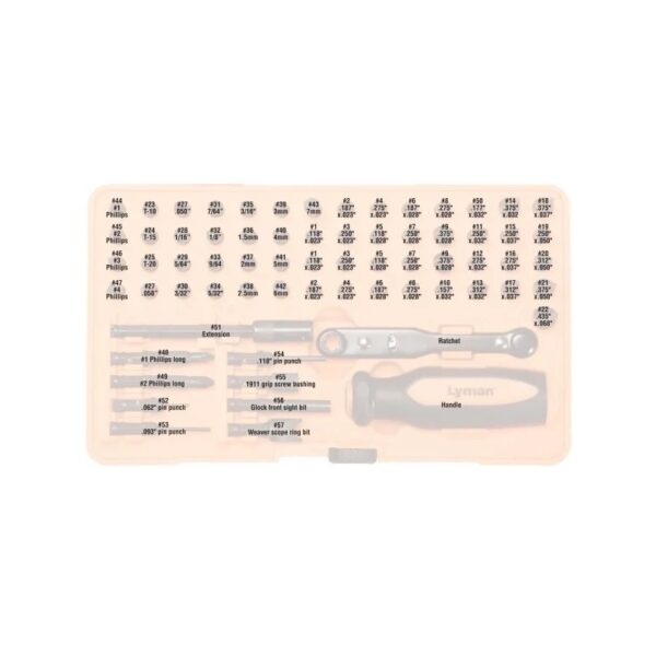 Lyman Master Gunsmith Tool Kit -68 Piece - Image 4