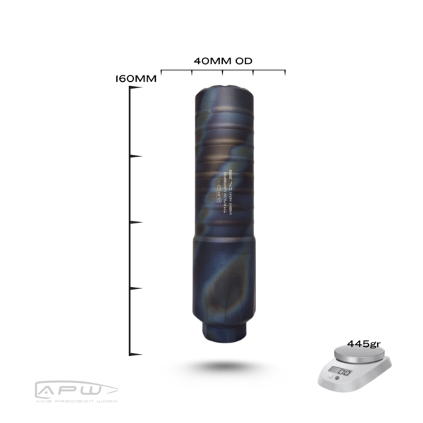 APW Warbird Suppressor - Titanium (NEW) - Image 2