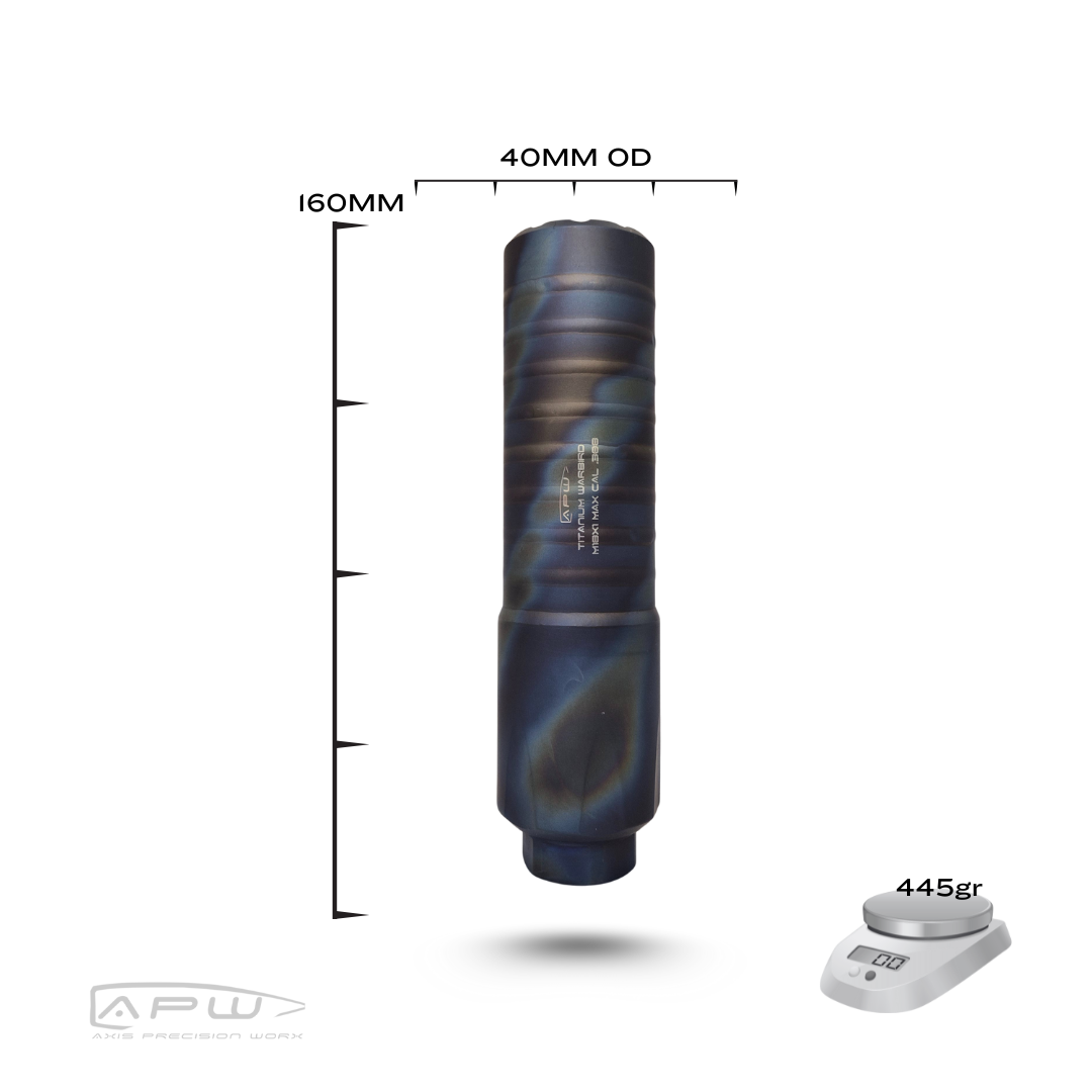 APW Warbird Suppressor - Titanium (NEW) - Image 2